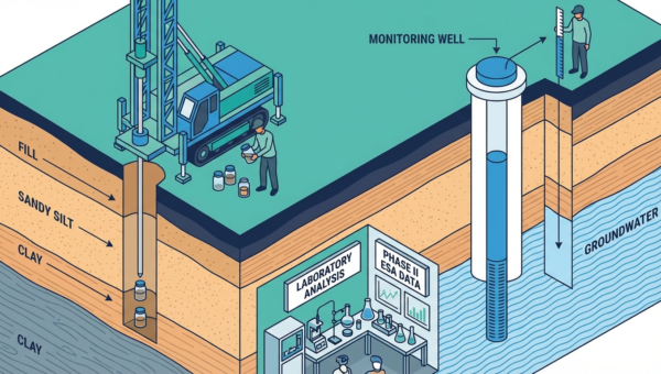 Phase II ESA Explained: When Soil and Groundwater Sampling Becomes Necessary
