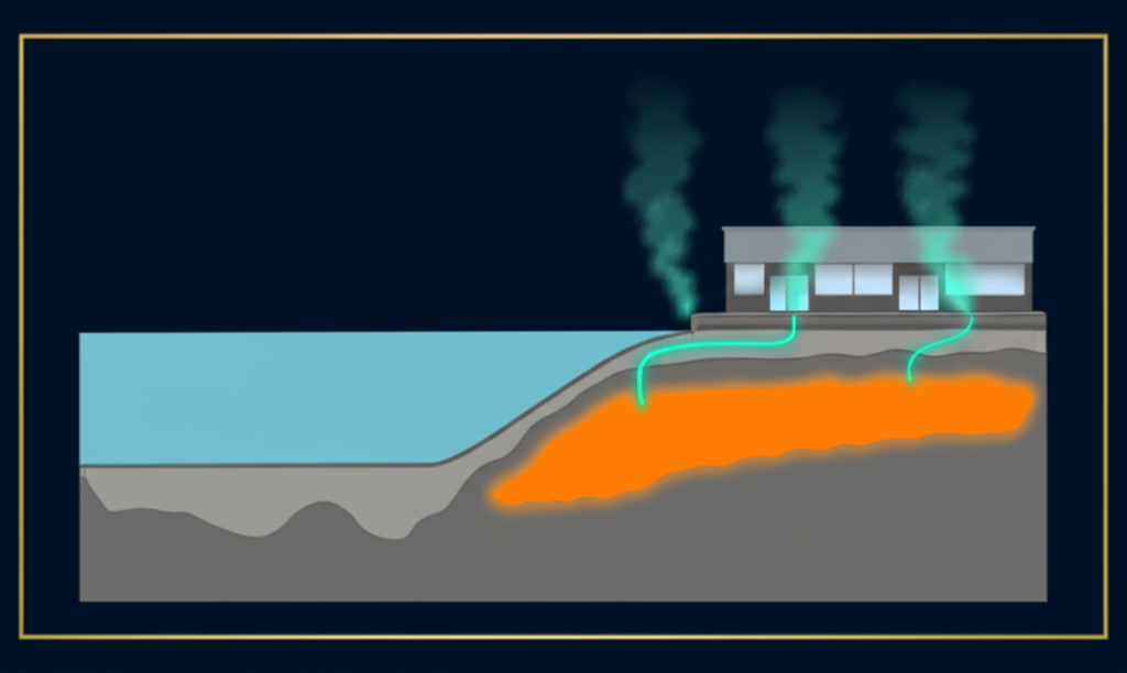 Isometric cross-section showing PFAS per- and polyfluoroalkyl substances contamination from AFFF firefighting foam sources, long-distance groundwater migration, and Phase I ESA non-scope consideration requirement under E1527-21